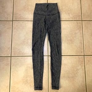 Lululemon Gray Sz 2 Wunder Under High Rise Pant